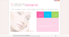 Desktop Screenshot of medicalesthetic.eu